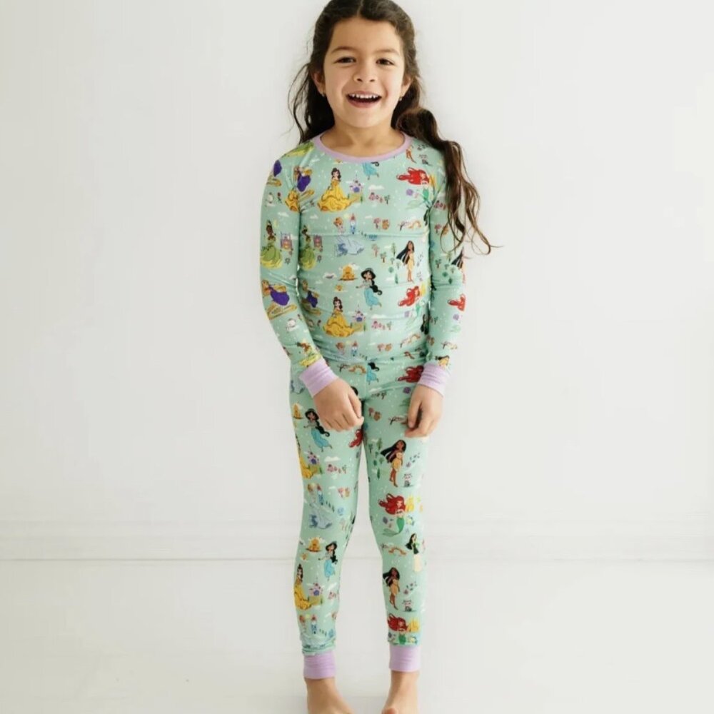 NEW - Little Sleepies Disney Princess Dreams Two Piece PJs 18-24 months 18m 24m - Picture 2 of 6